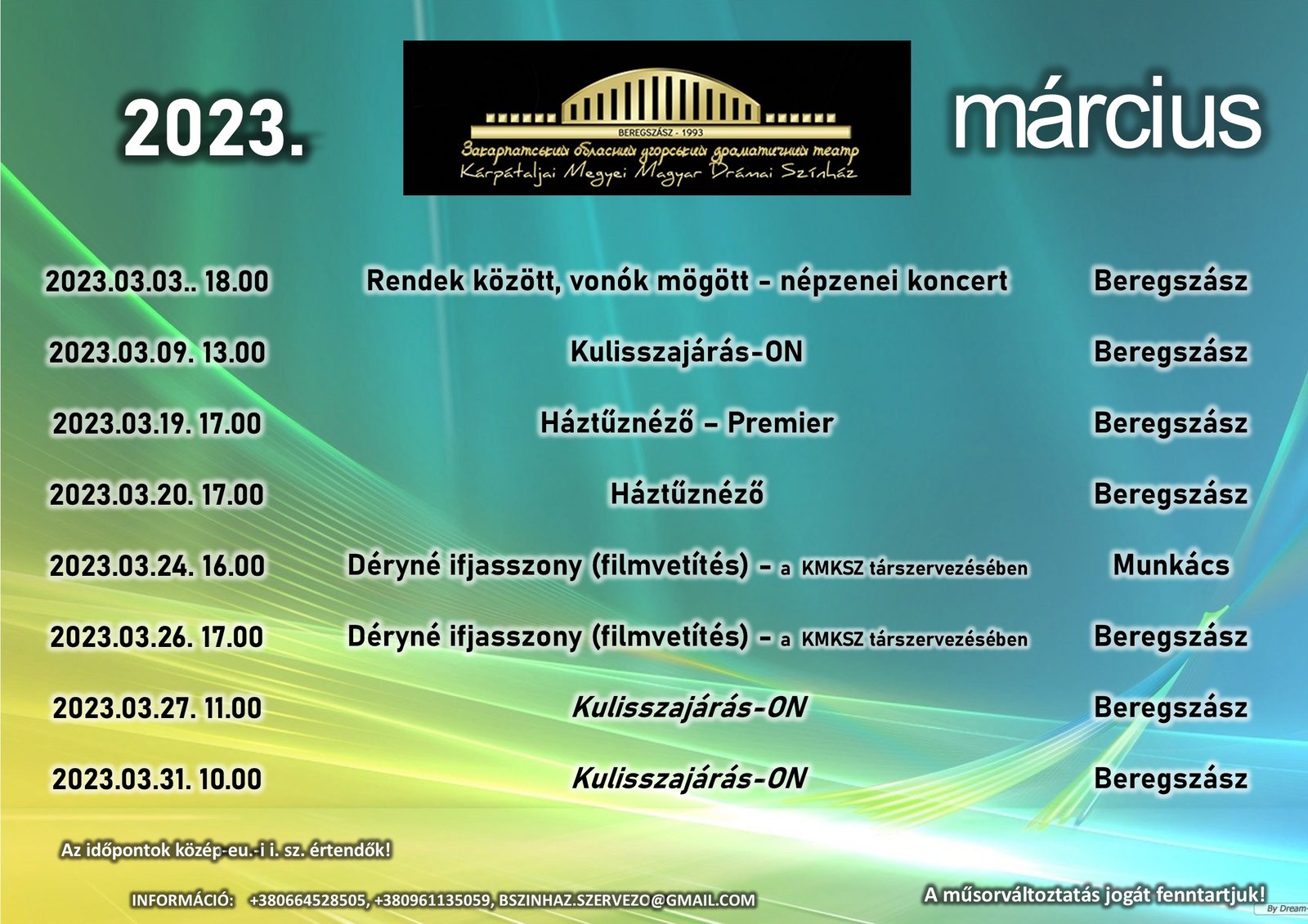 plakát szinházua 2